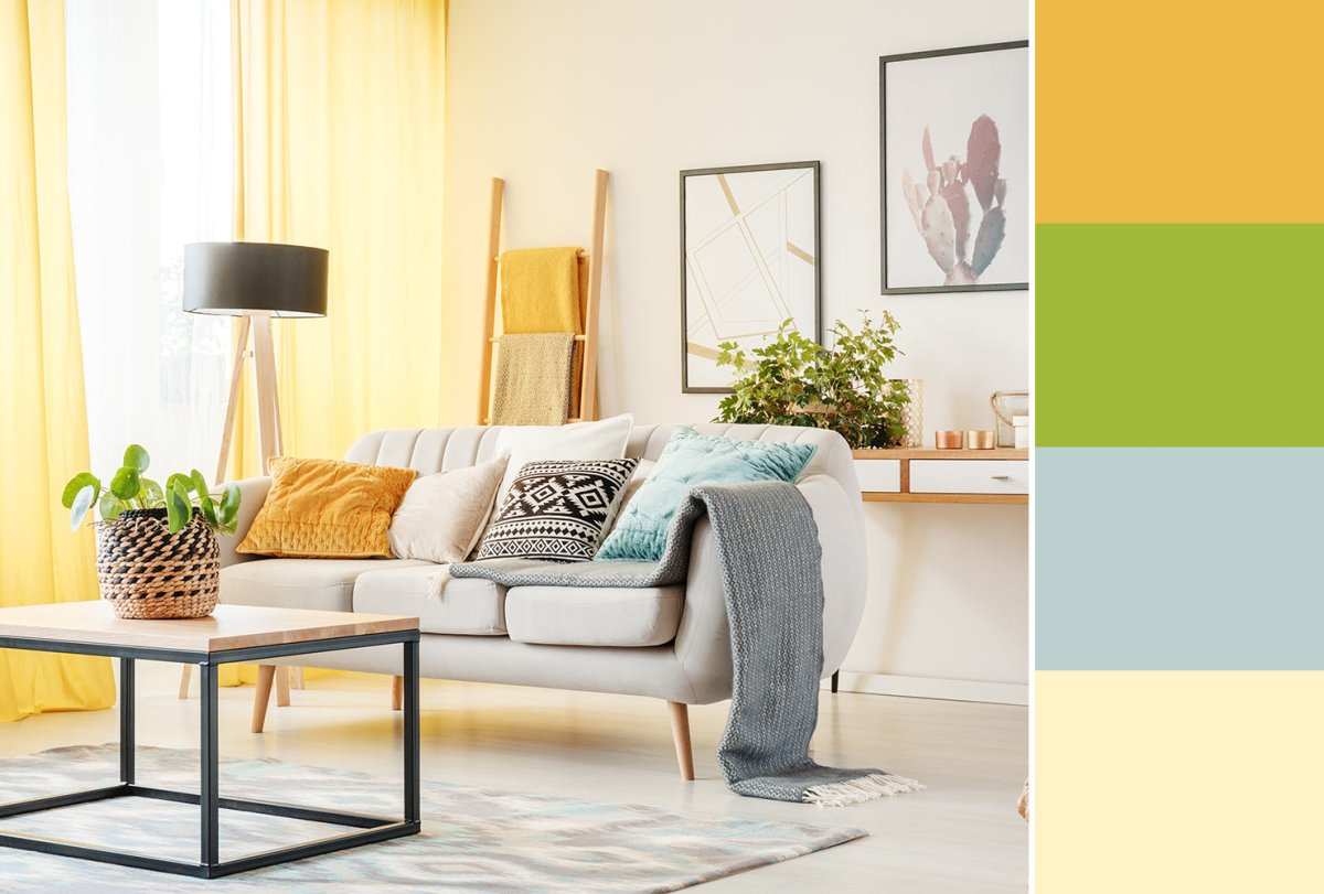 Интерьер в осенних тонах