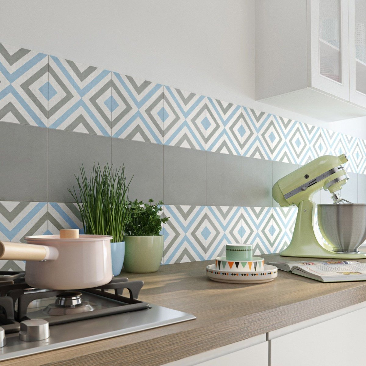 Плитка с узорами на фартук