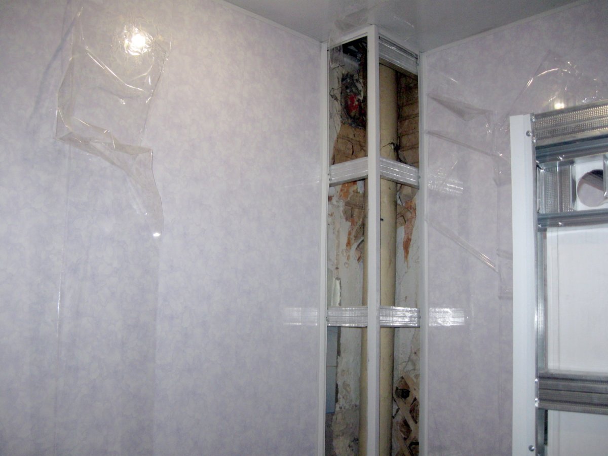 Пластик для закрытия труб