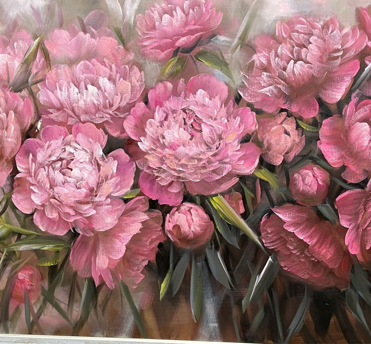 Триптих пионы