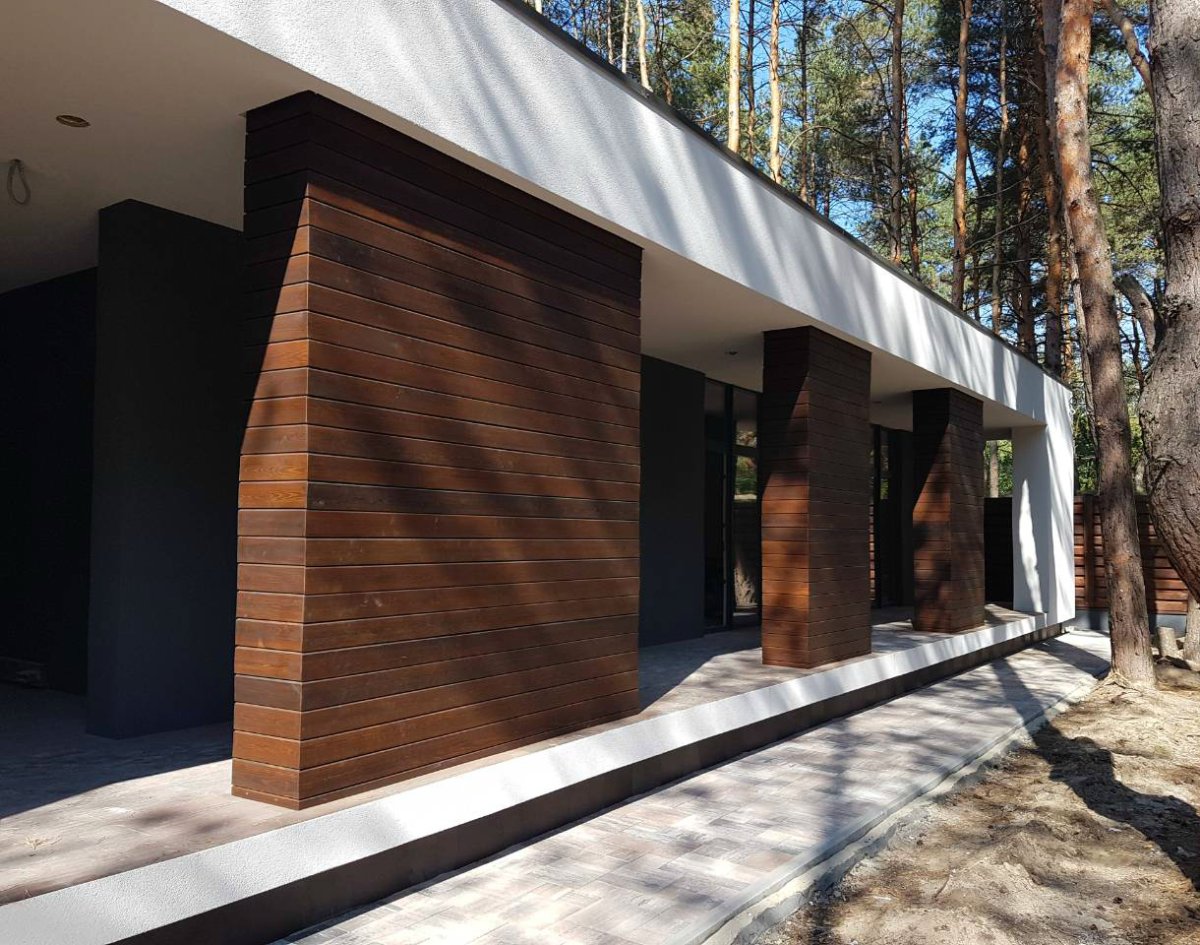 Планкен фасад Шале