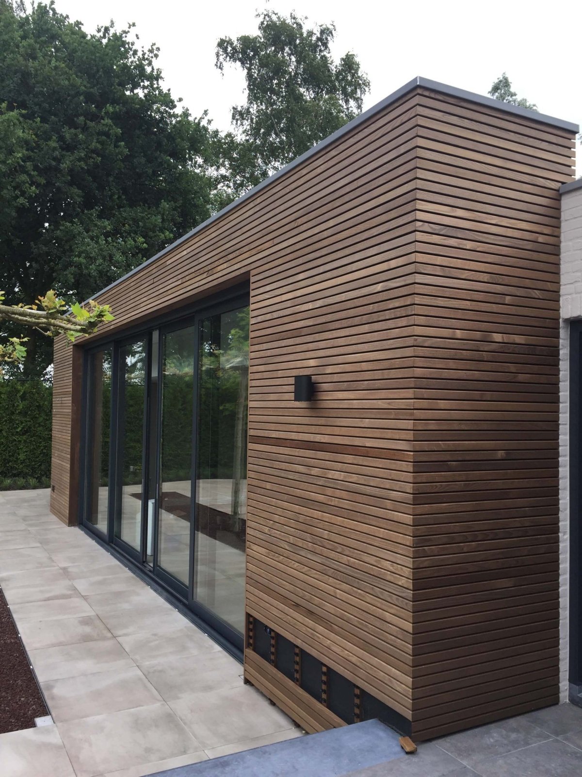 Планкен лиственница фасад