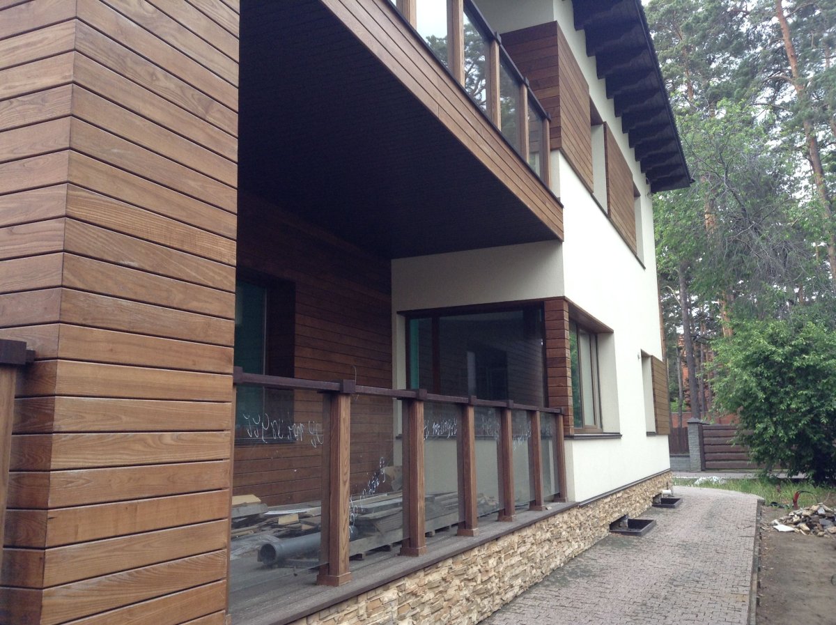 Обшивка рейками