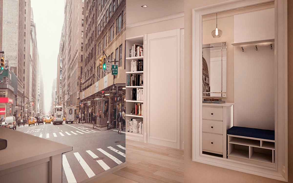 Фотообои в маленькую прихожую