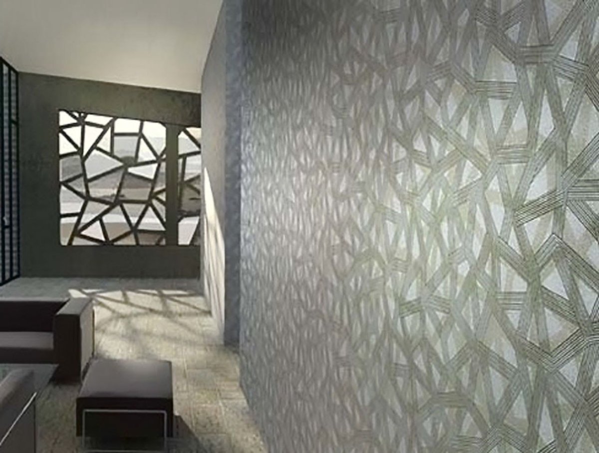 Рельефное стекло