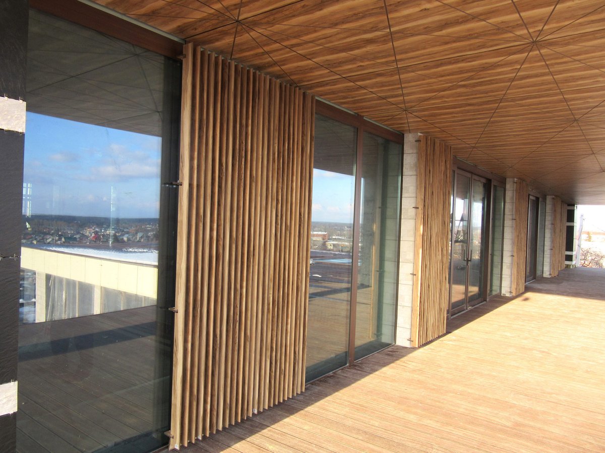 Фасадная кубообразная рейка