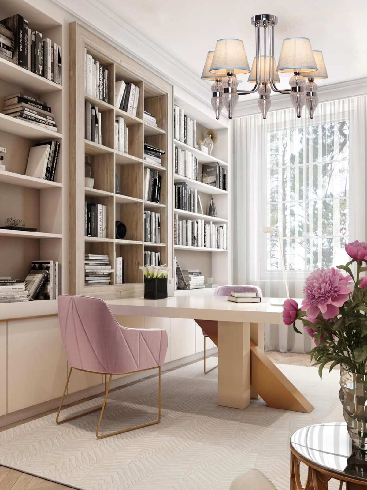 Полки в стиле лофт в интерьере