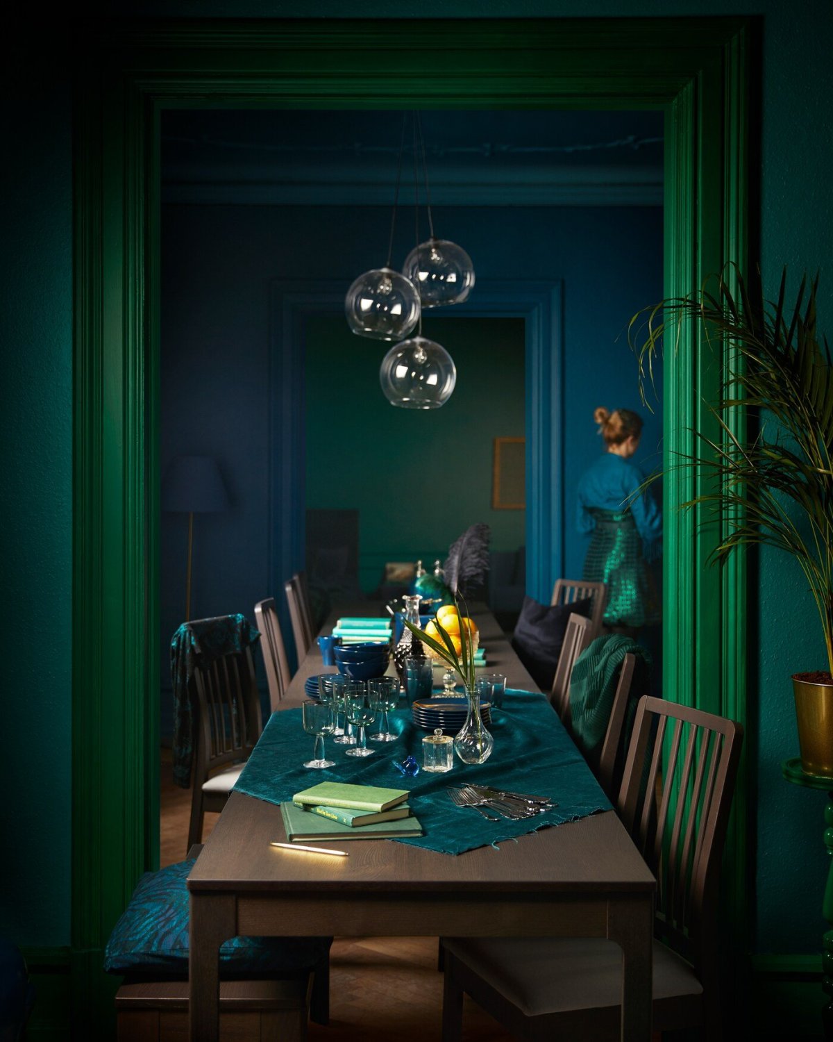 Бирюзовый и зелёный МИД сенчури