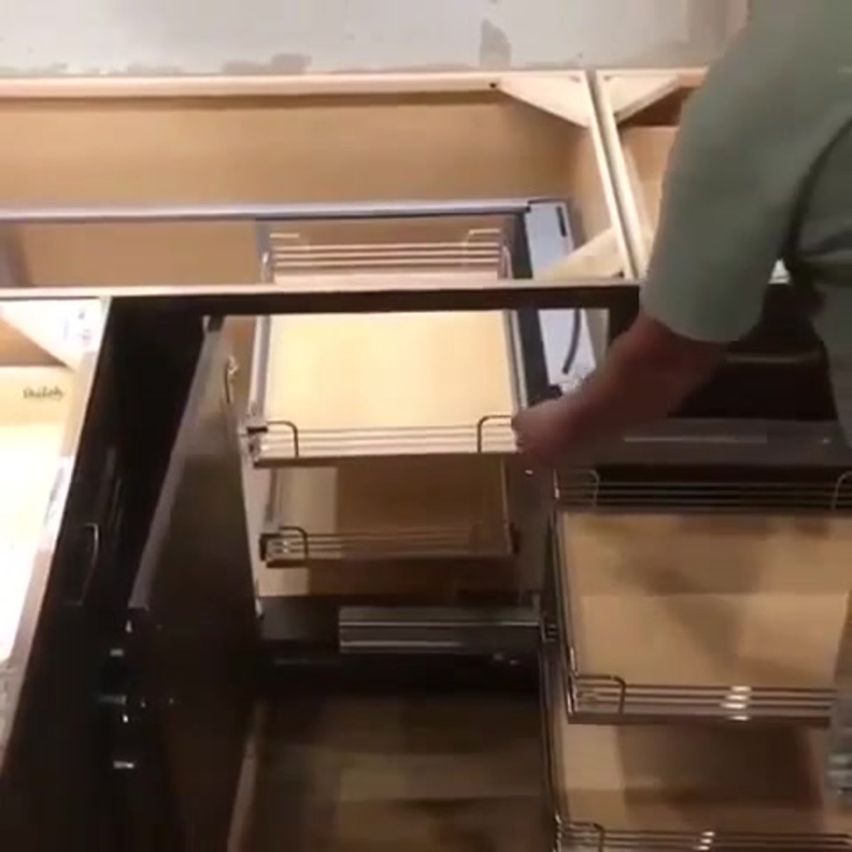 Органайзер выдвижной напольный Этажерка Kitchen Organizer