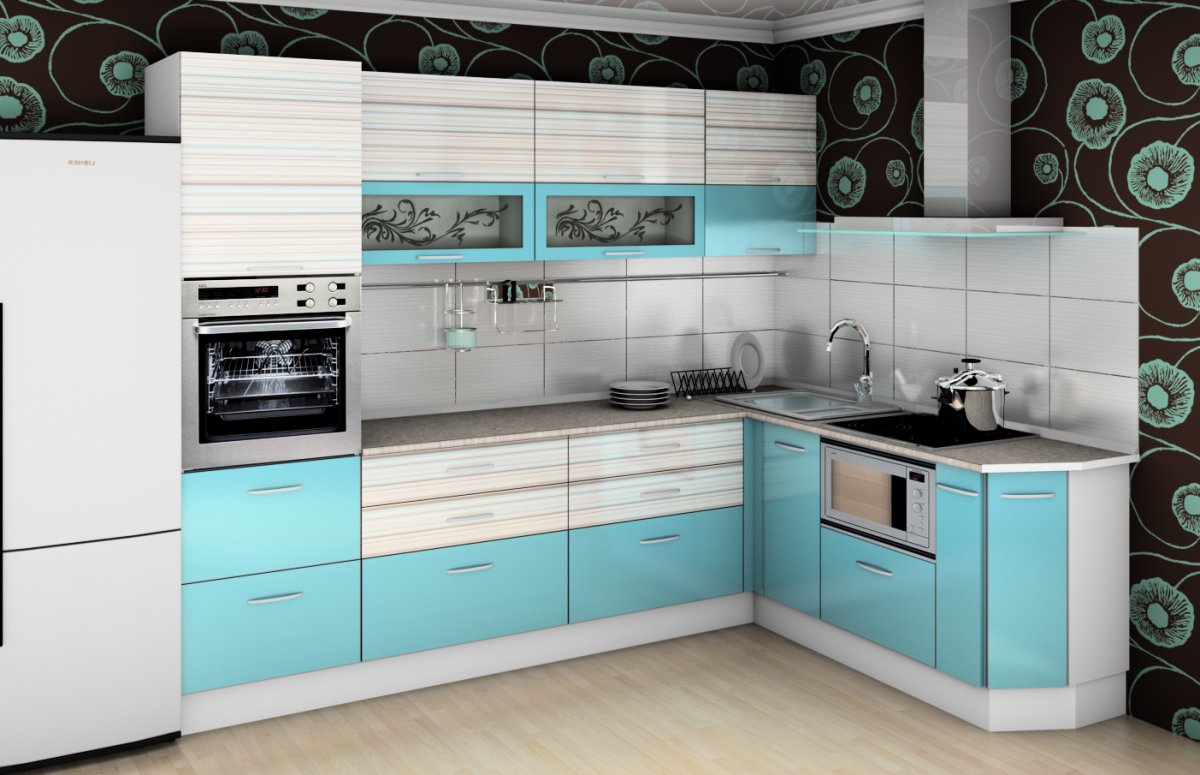 Кухня Соник риф МДФ