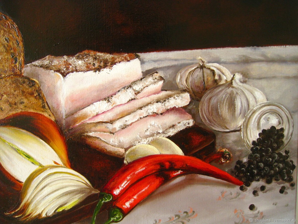 Натюрморты маслом на холсте