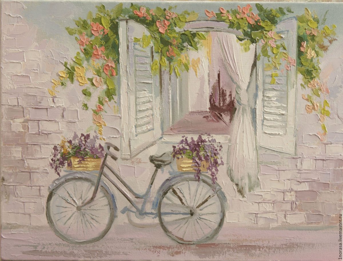 Роспись кухонной стены