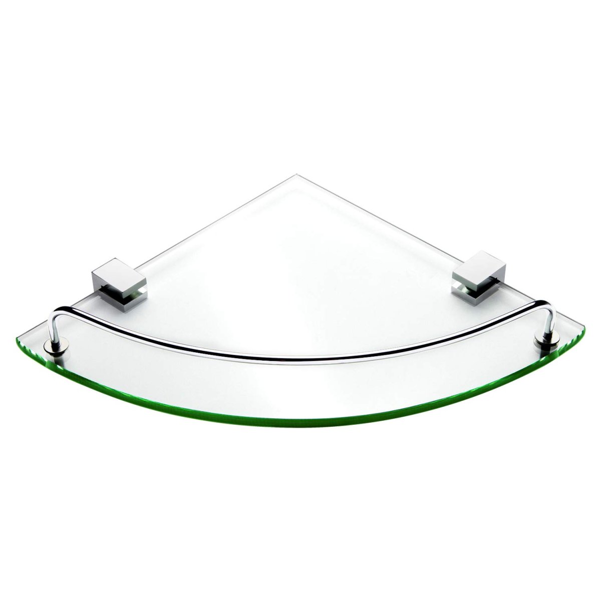 Полочка стеклянная угловая