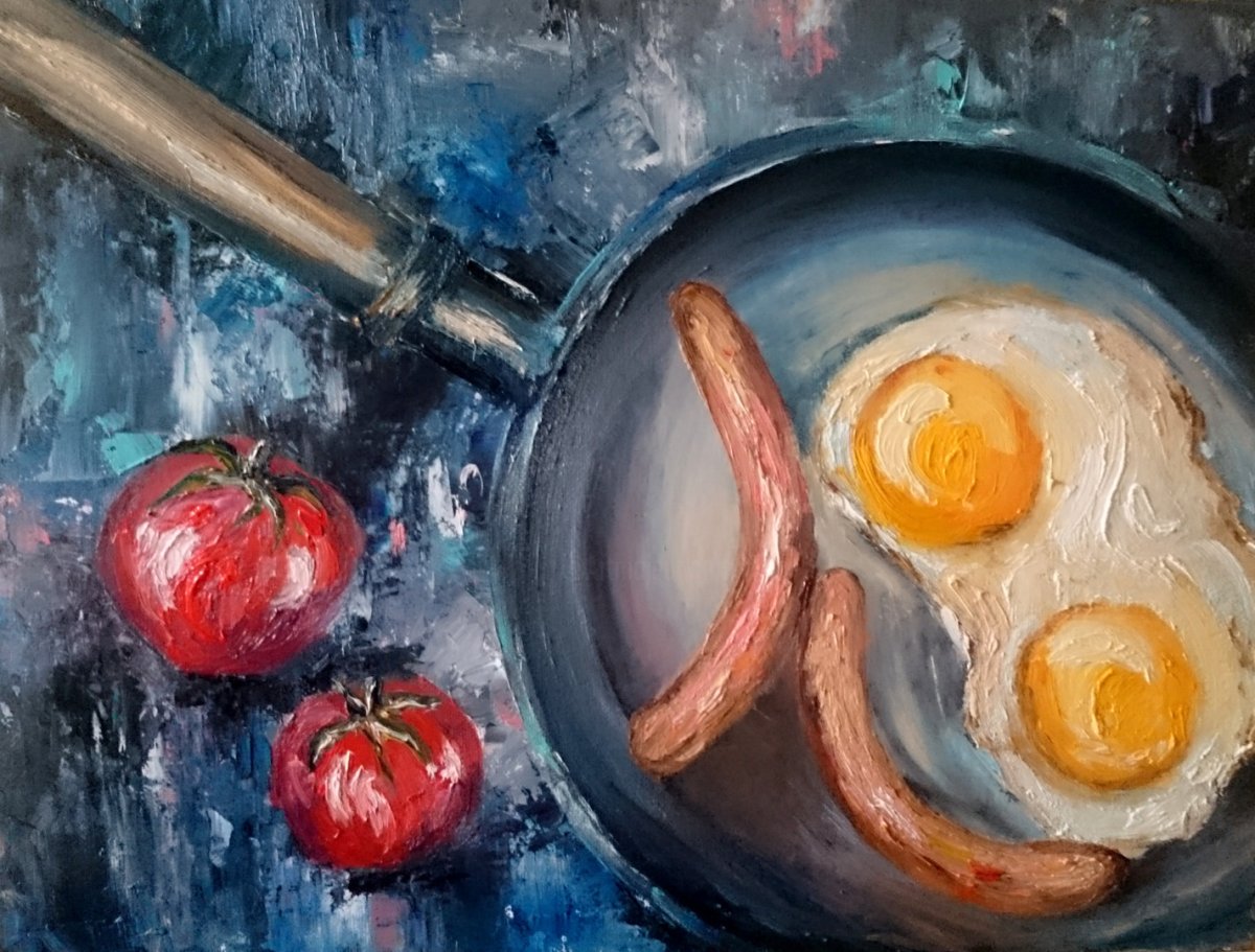 Картины маслом для кухни