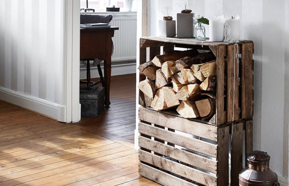 Панель из срезов дерева