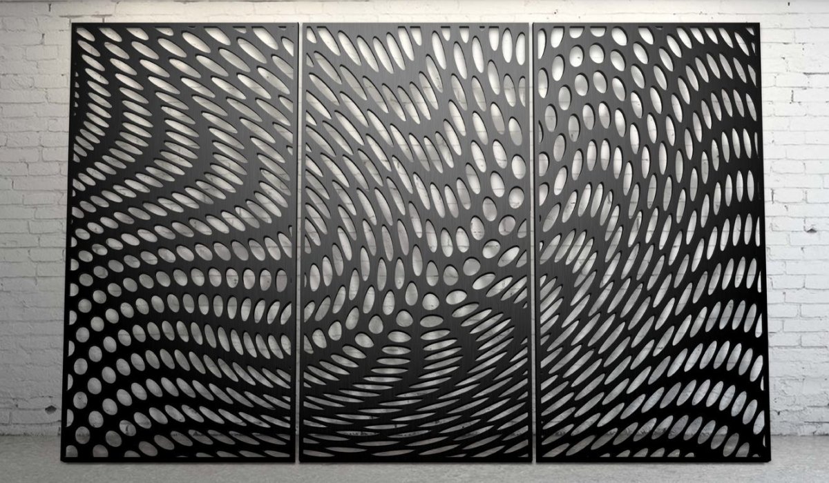 Декоративные панели из металла