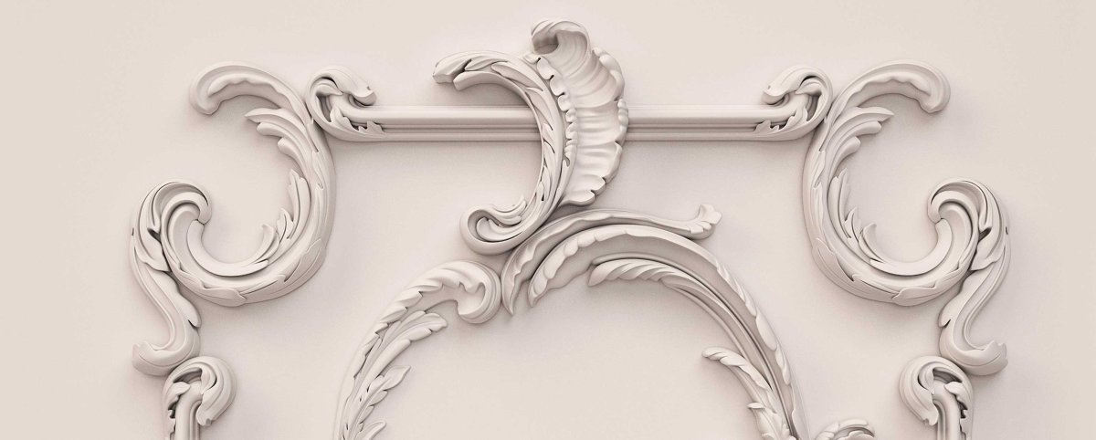 Панно из молдингов