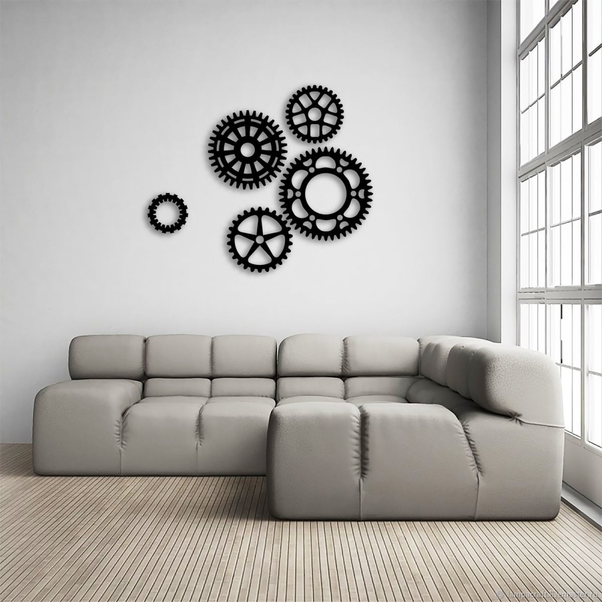 Панно из шестеренок