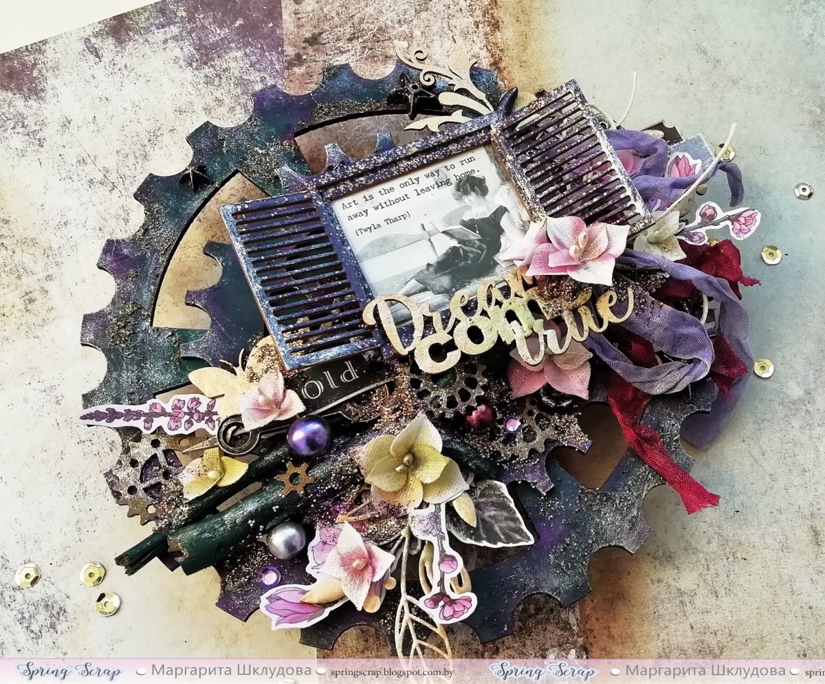 Панно из шестеренок