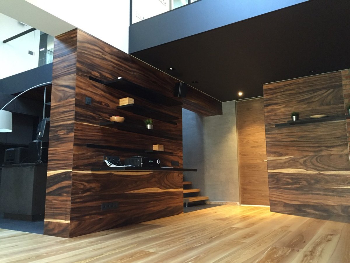 Шпон палисандр Сантос