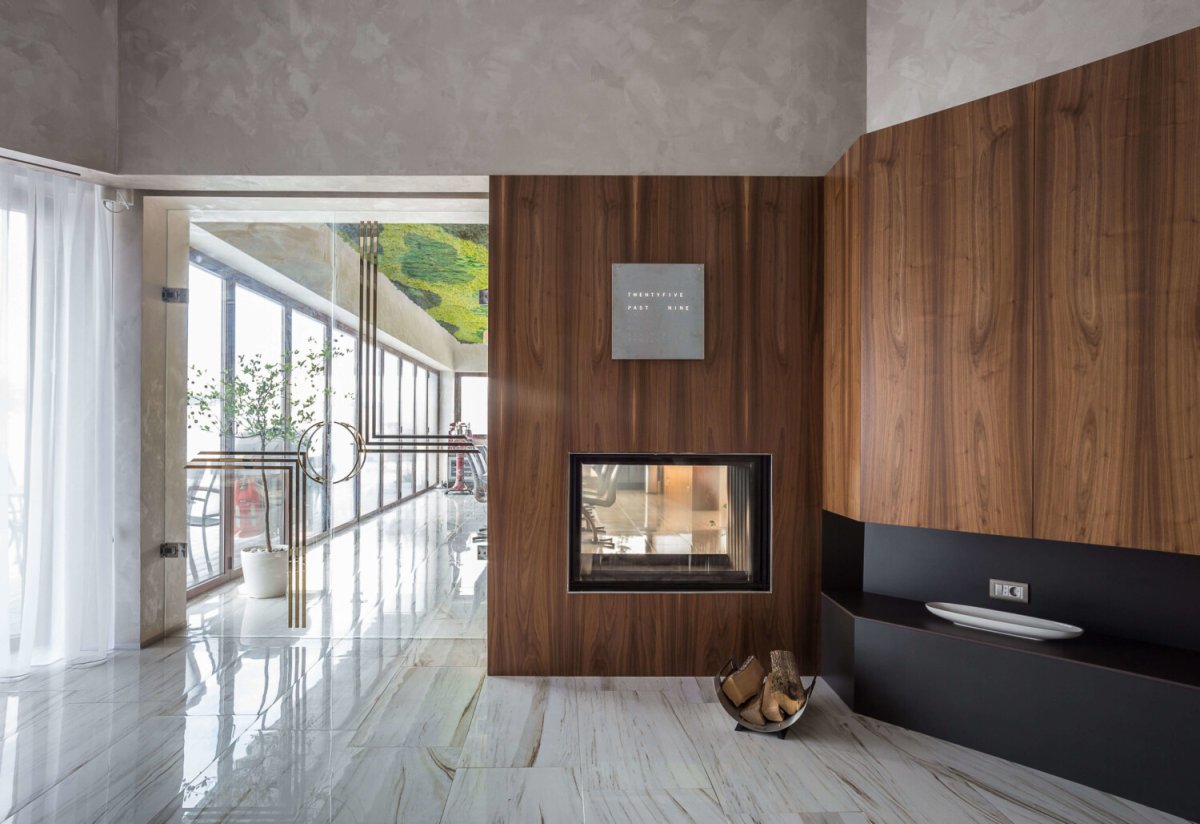 Шпонированные панели Wallhof Wood "тик"