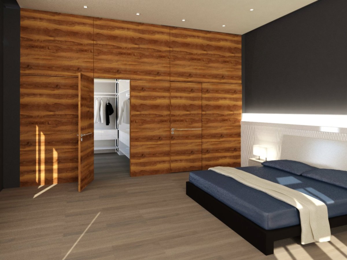 Шпонированные панели для стен кабинет