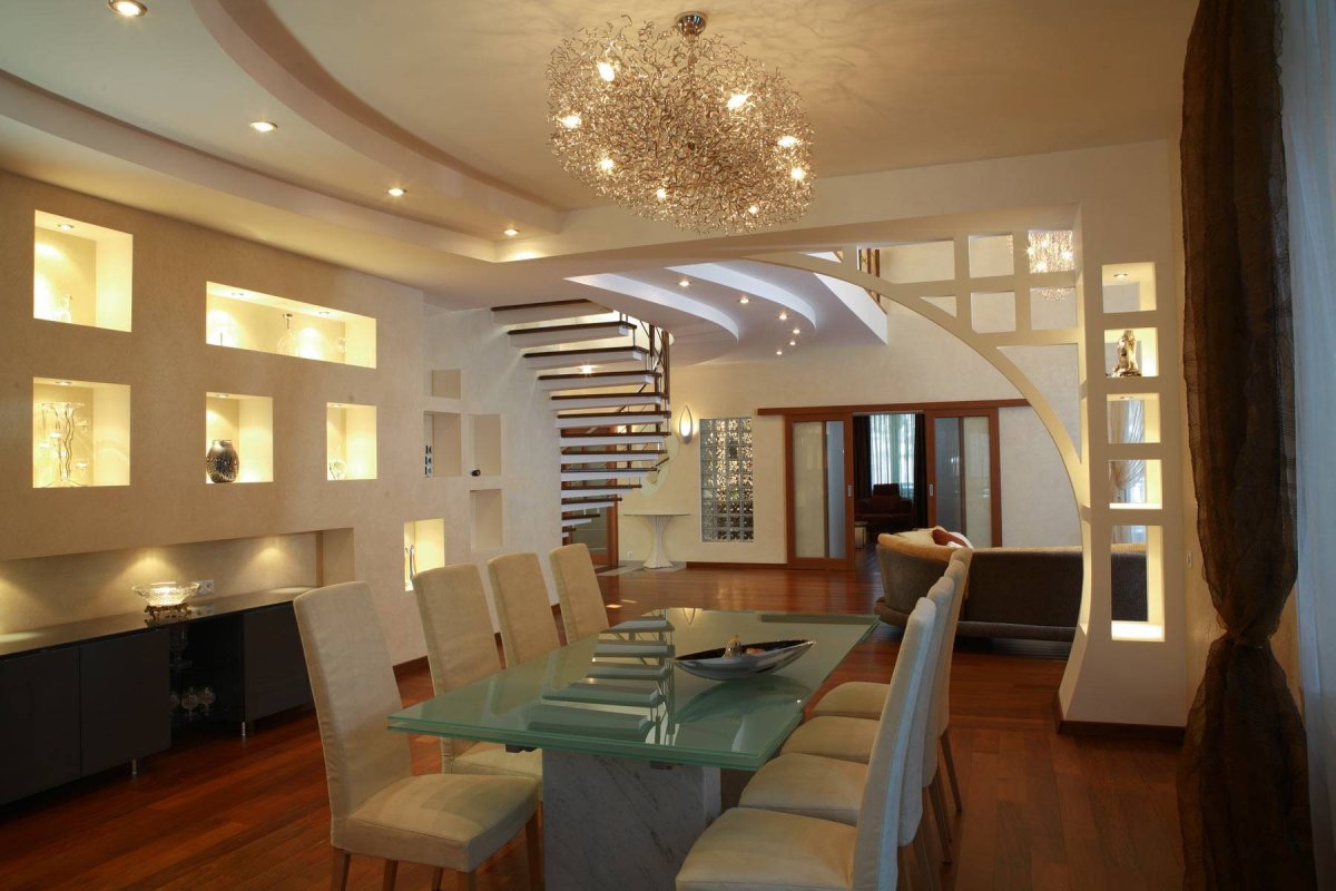 Потолок в спальне