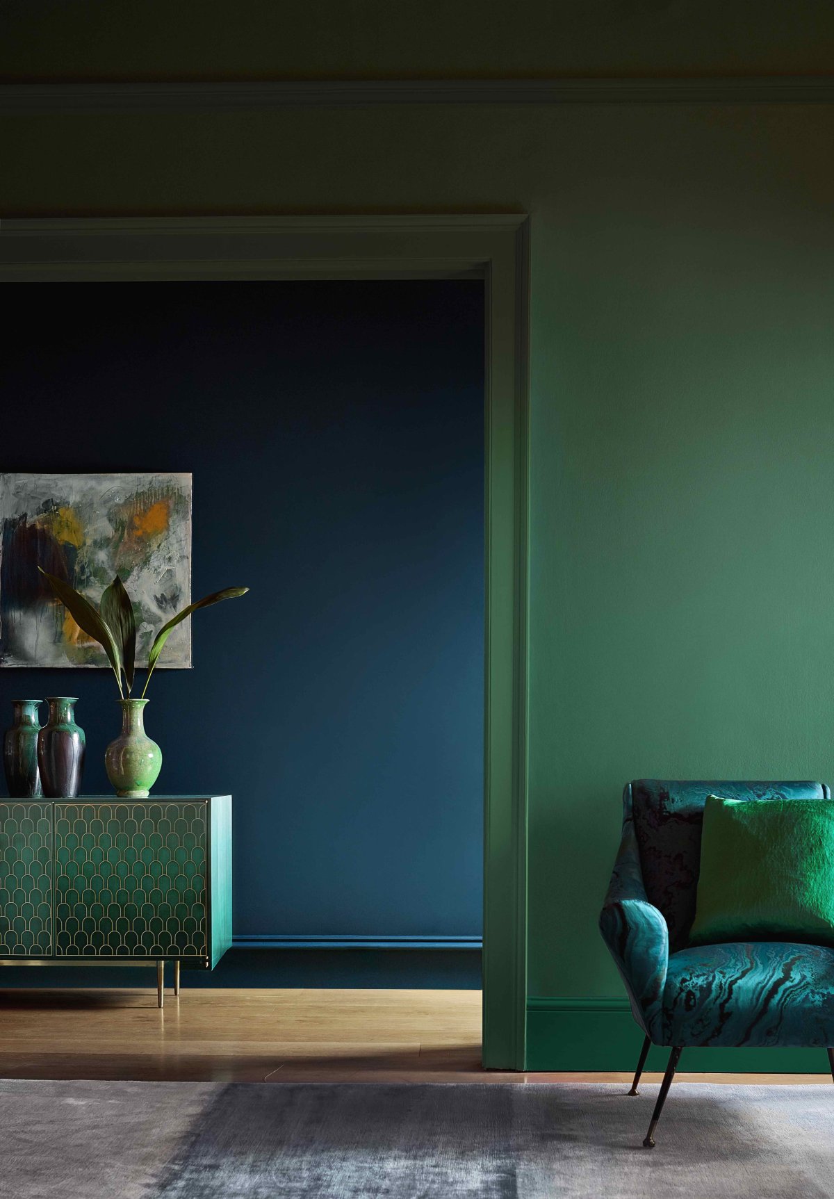 Тиккурила изумрудный цвет