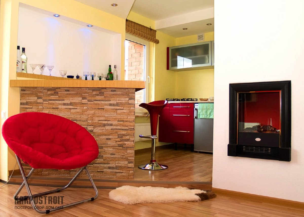 Каркас для подиума на кухне