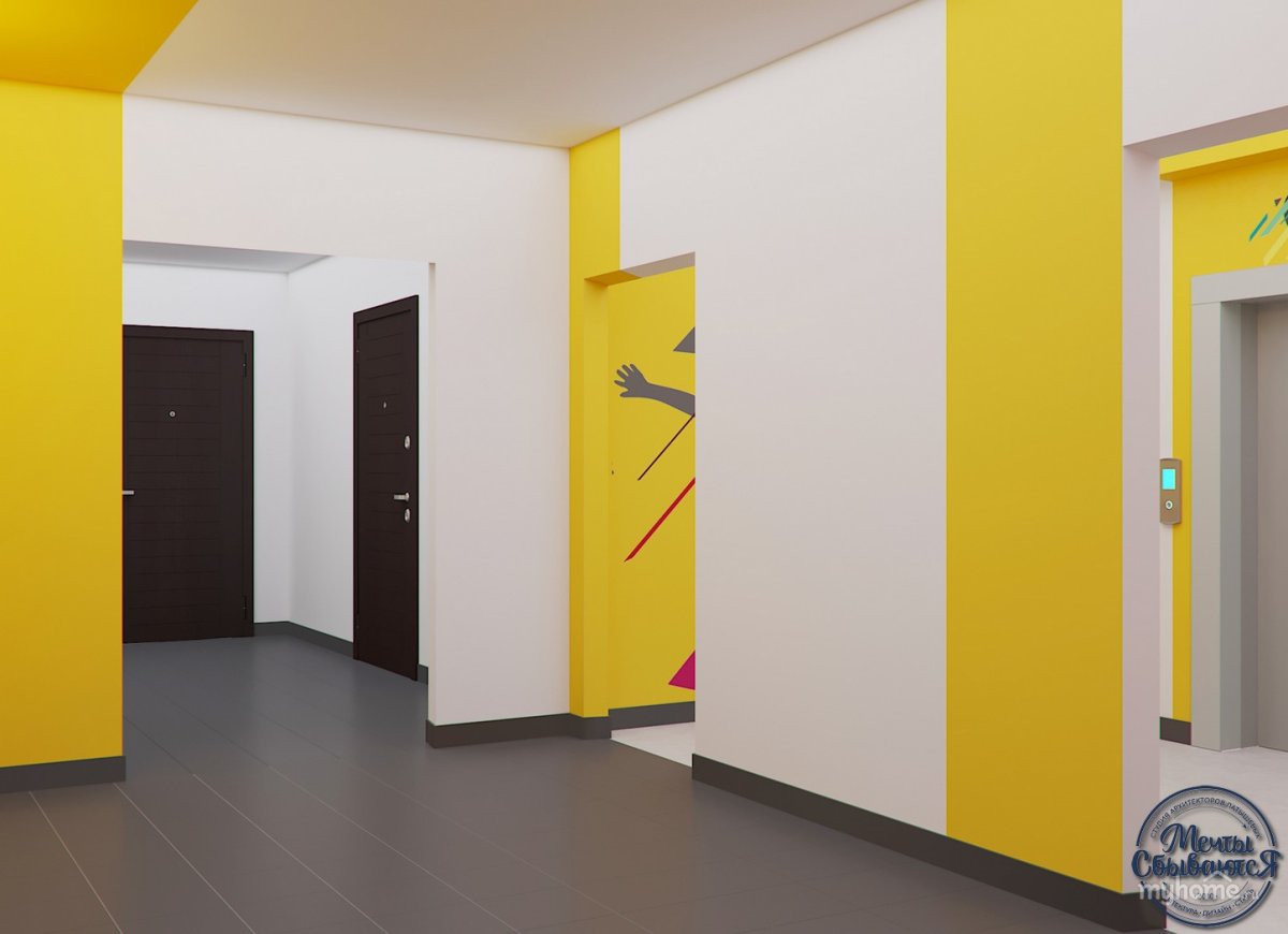 Желтый подъезд