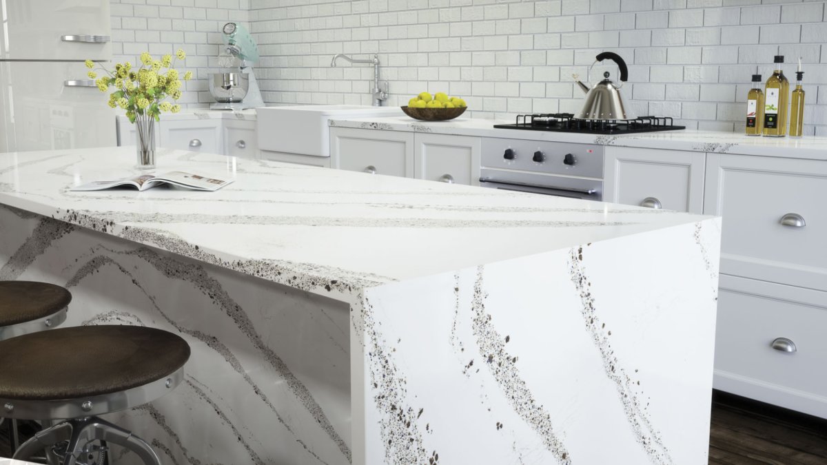 Кварцевый агломерат под мрамор