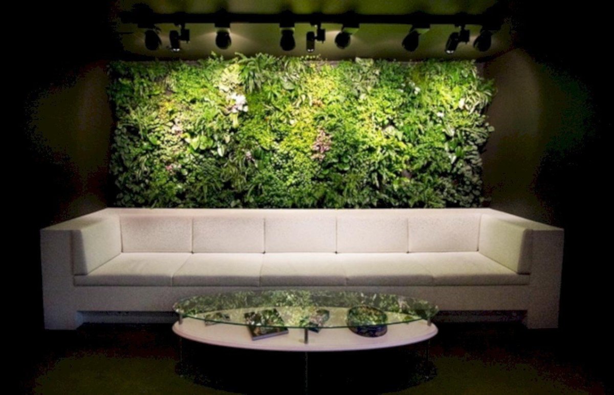 Подсветка уличных растений