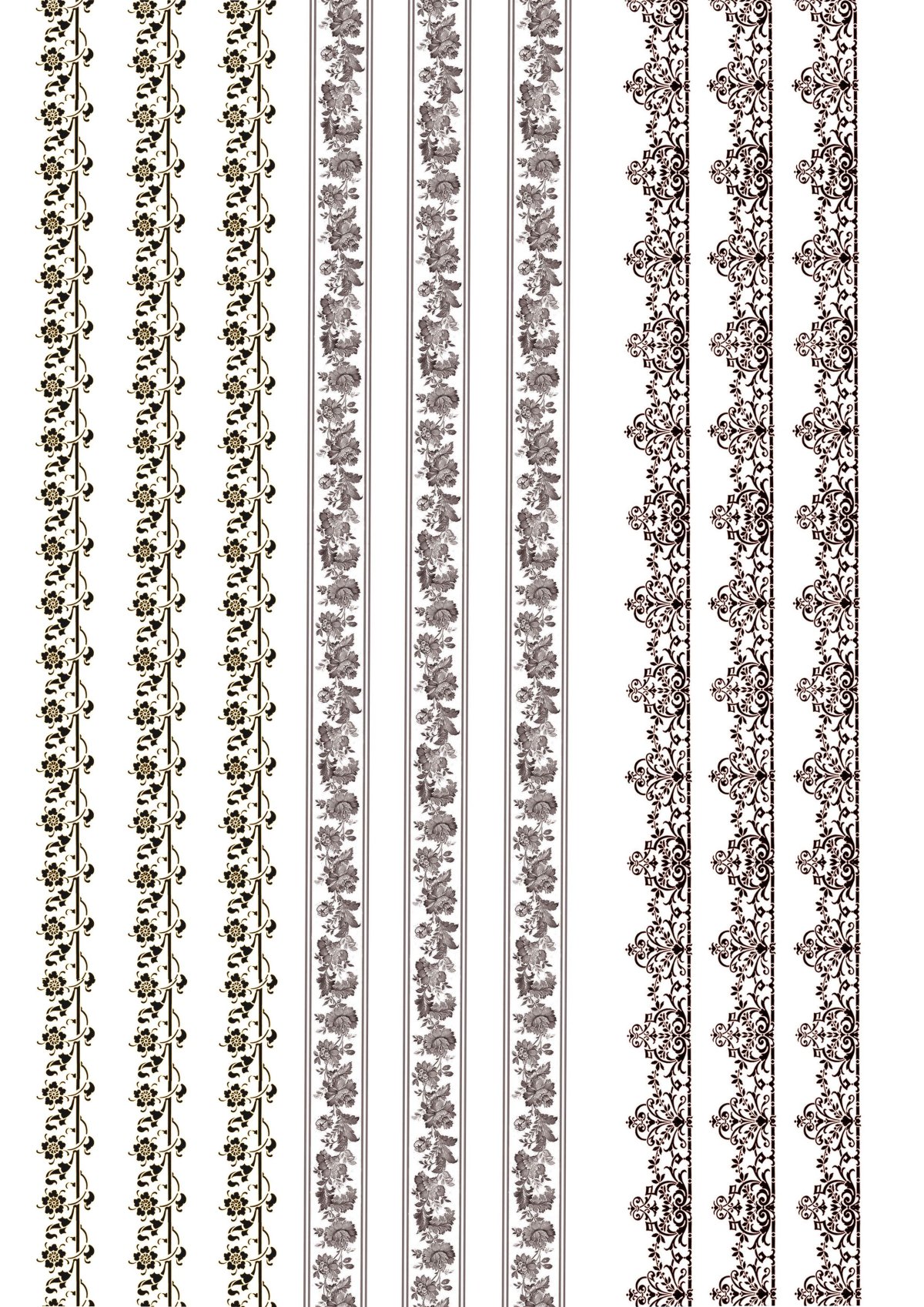 Эскиз орнамента на ткани