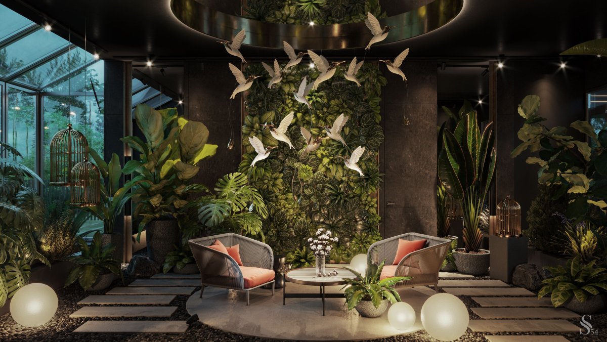 Фитостена вертикальное Озеленение