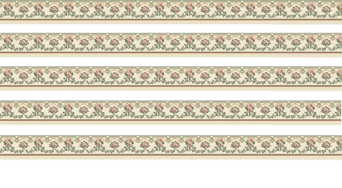 Широкий бордюр греческий орнамент