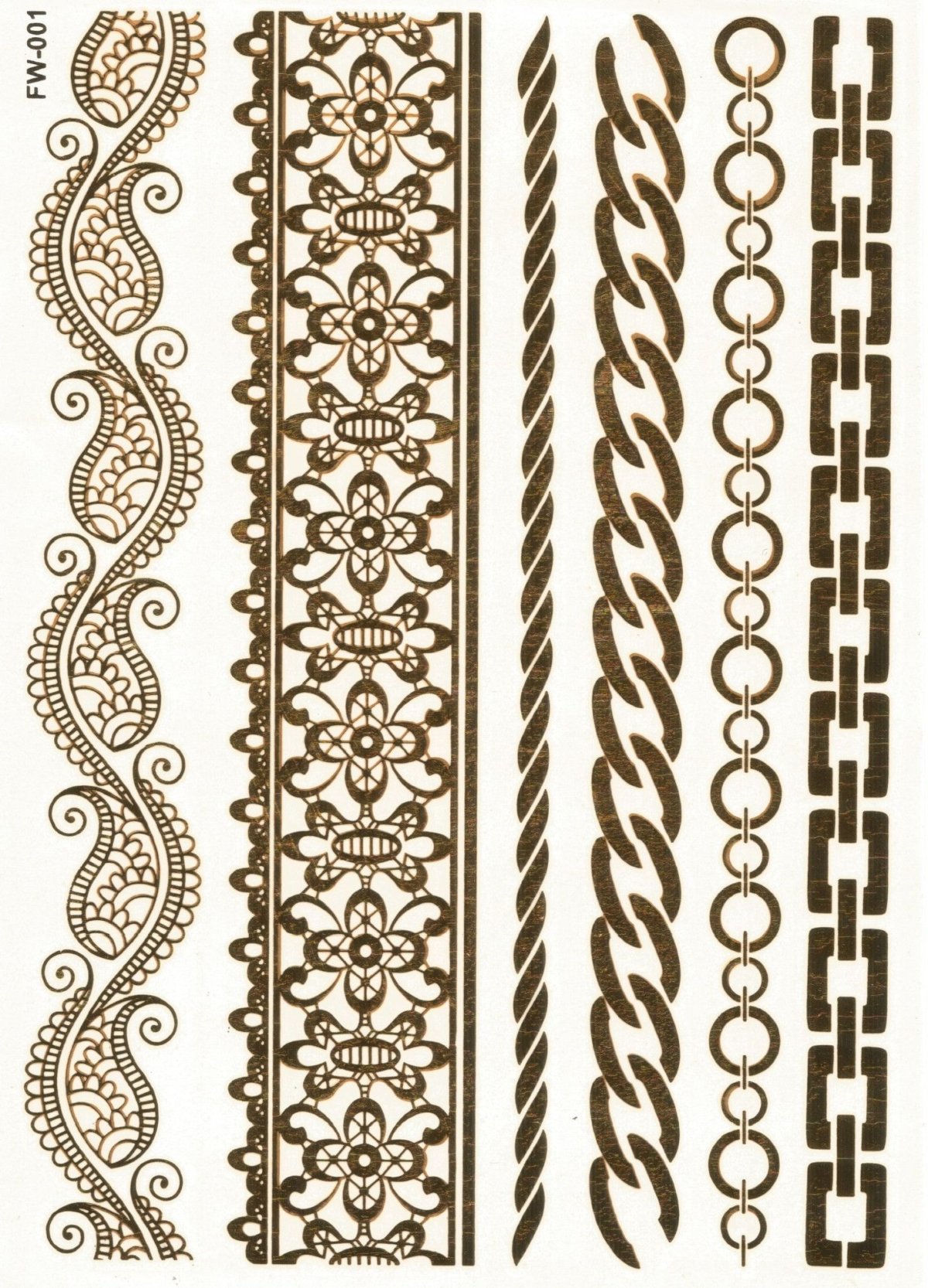 Растительный орнамент бордюр