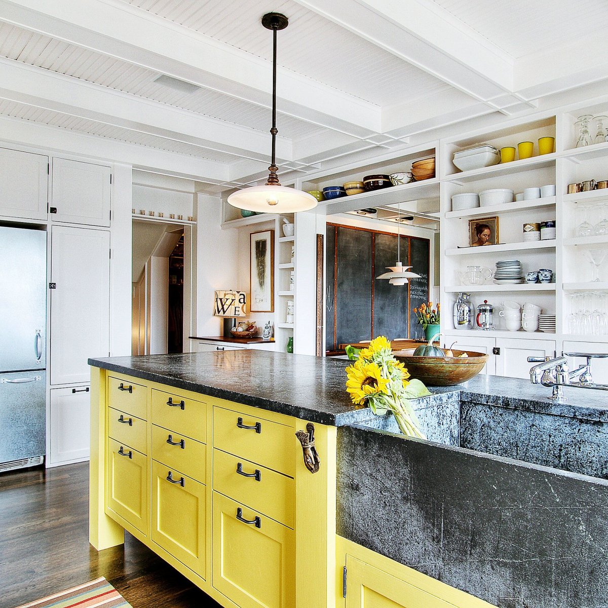 Желтые кухни