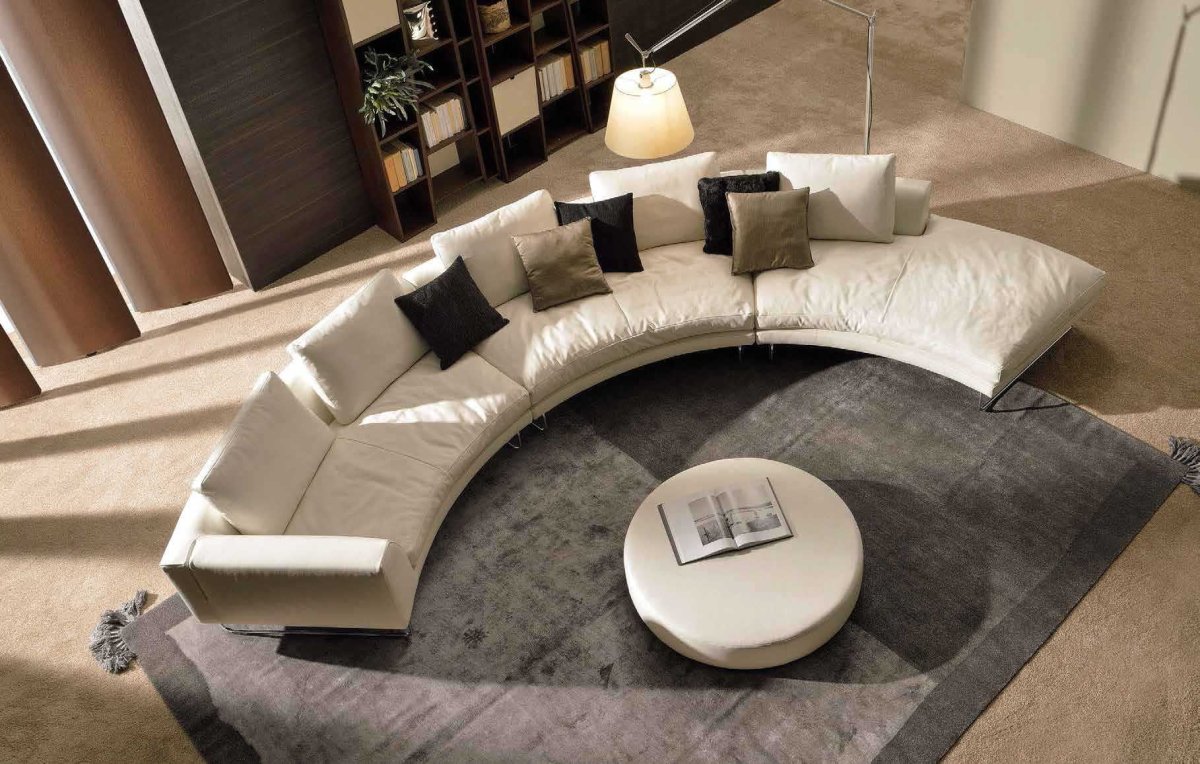 Диван под круглый стол