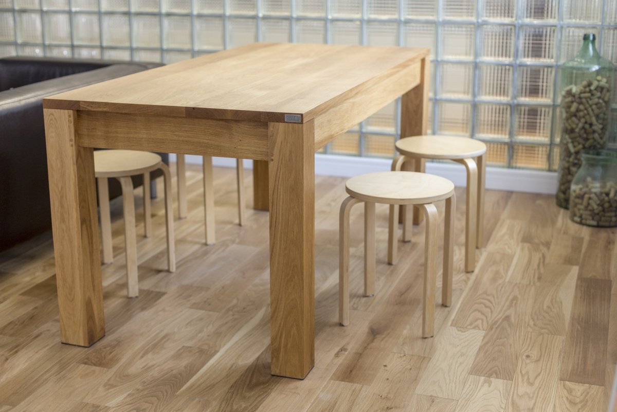 Стол Норман дуб Небраска натуральный трюфель коричневый