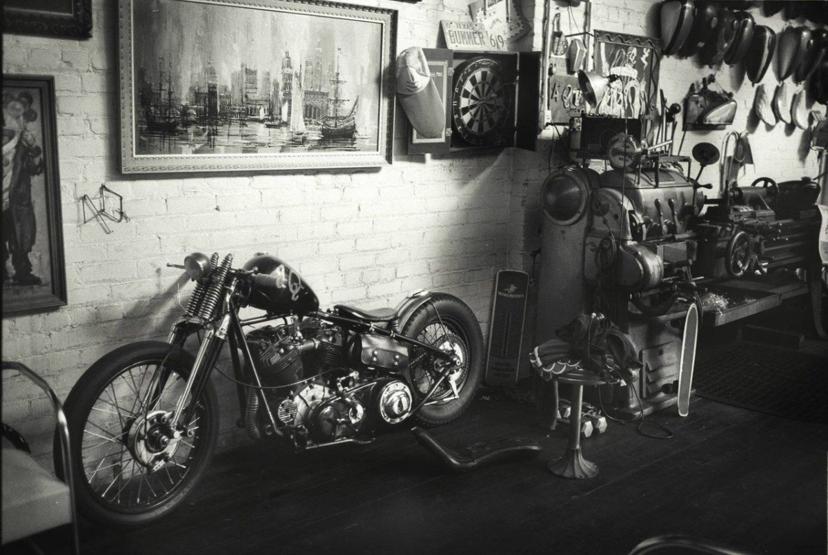 Барбершоп интерьер Винтаж лофт