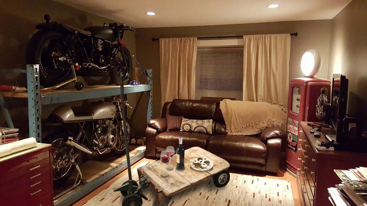 Джейсон Стэтхэм на мотоцикле