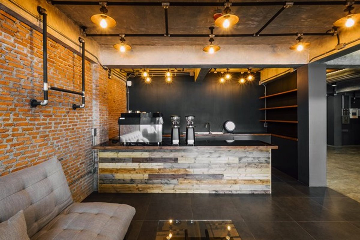 Помещение в стиле лофт