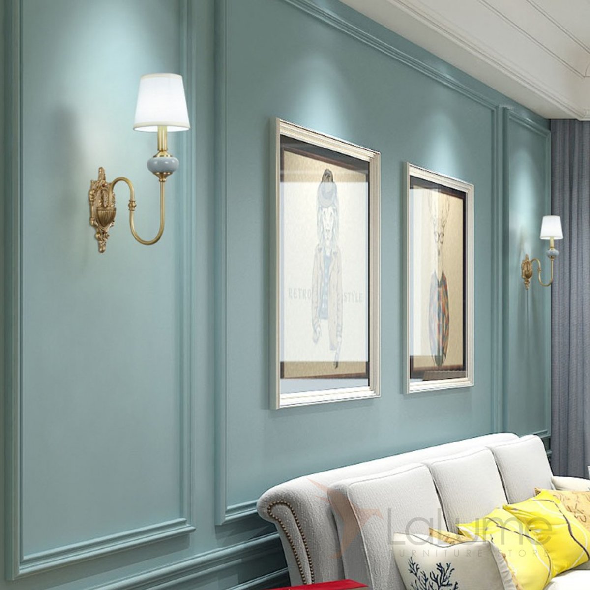 Молдинги в коридоре под покраску