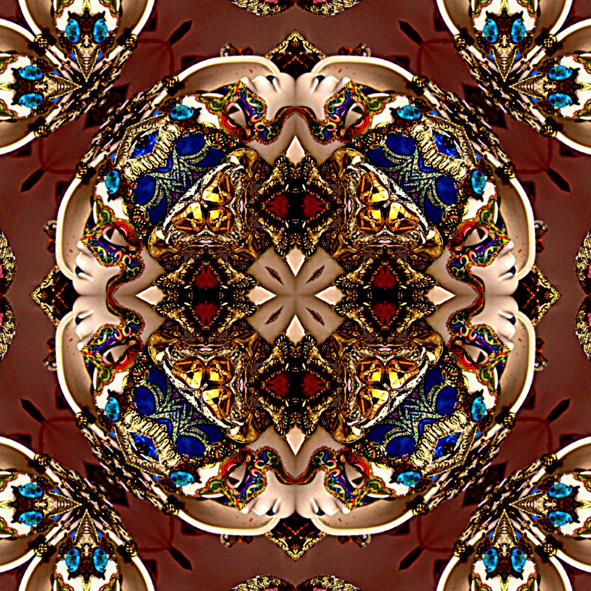 Узоры с драгоценными камнями