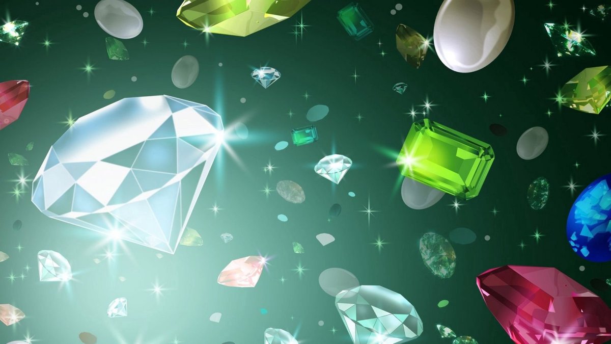 Фон драгоценные камни