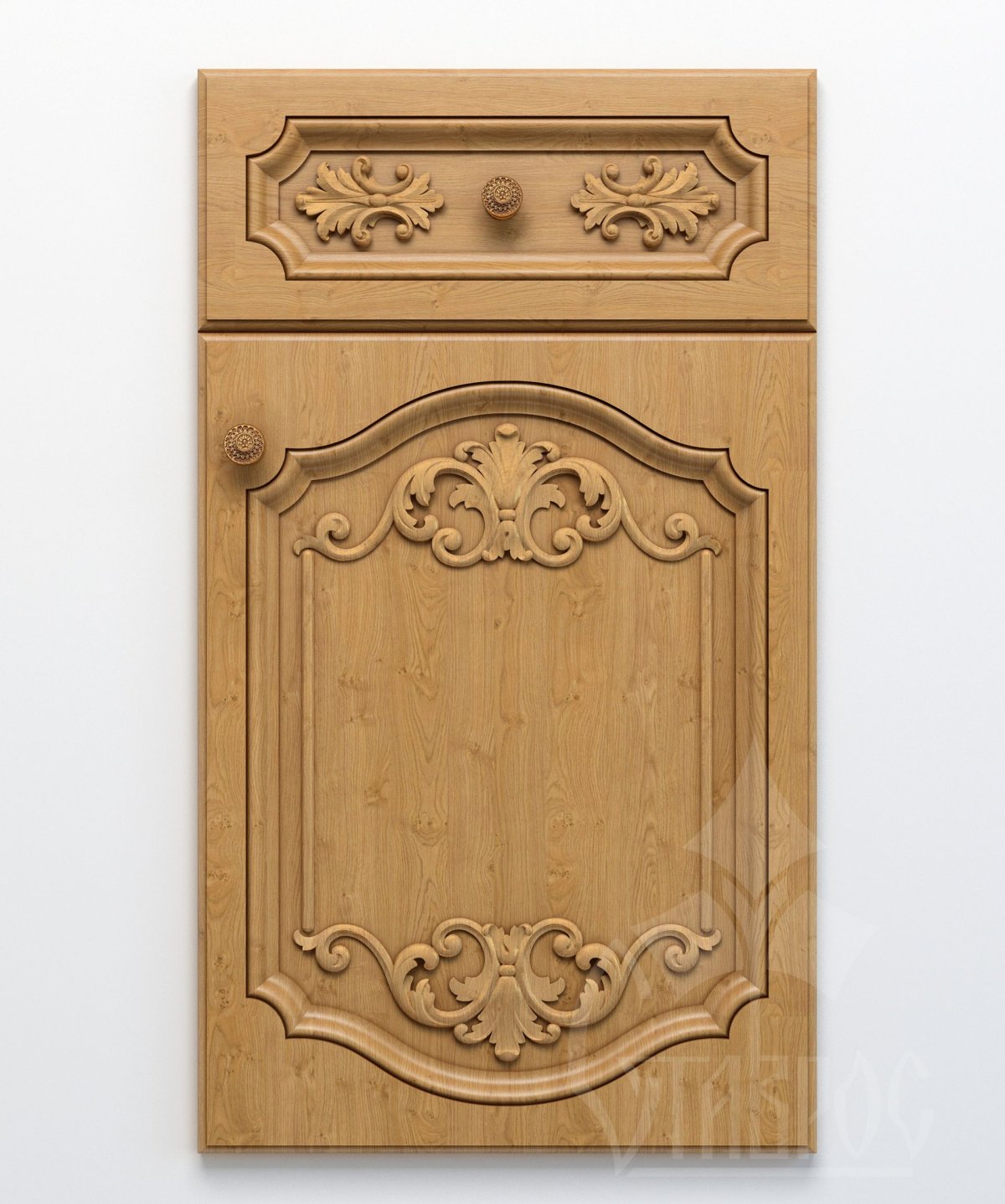 Лазерная резка на фасадах мебели