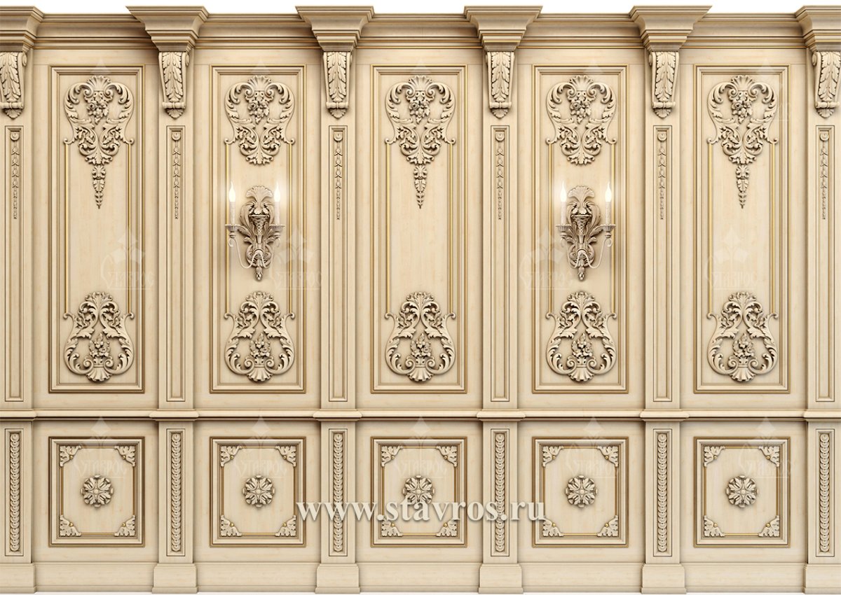 Ставрос двери с патиной золото резьба