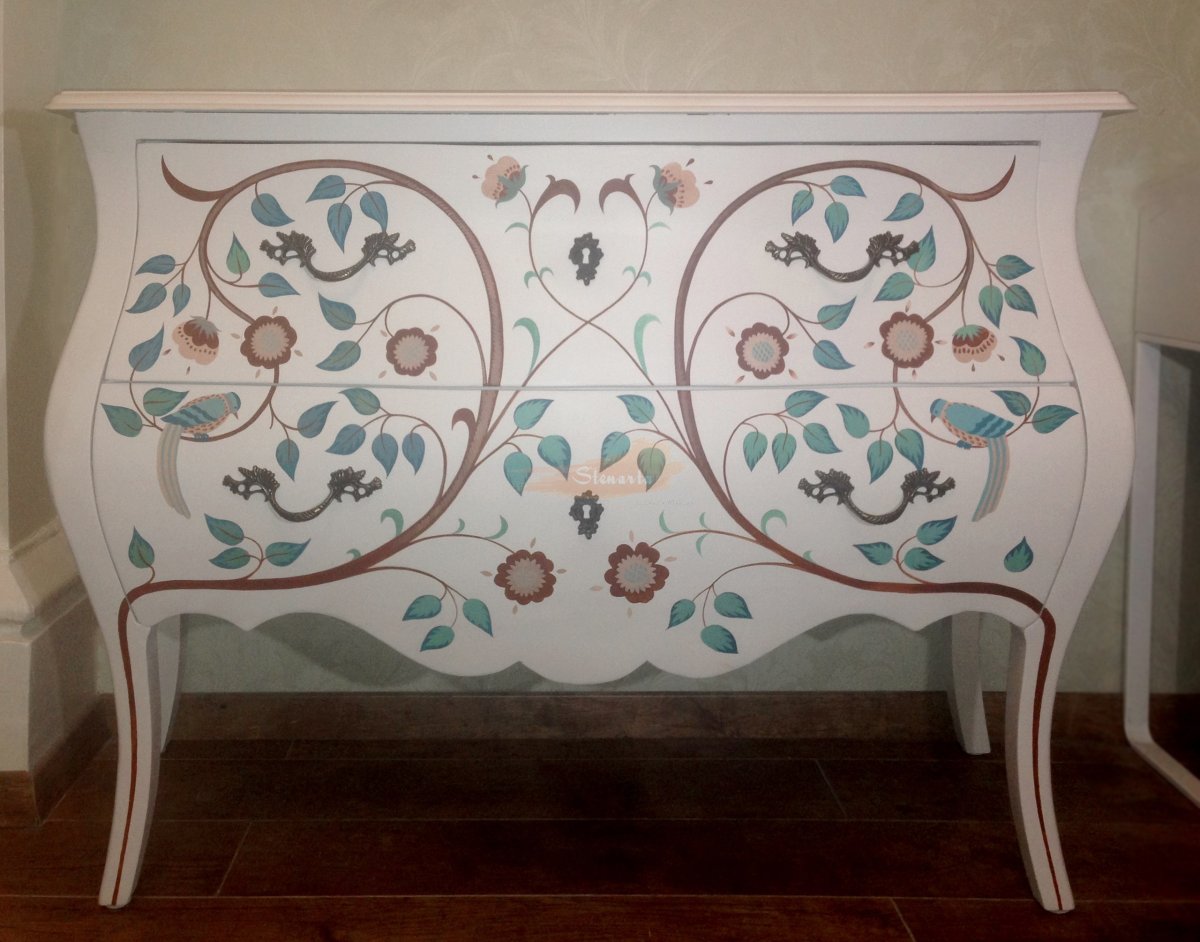 Декор комода в стиле Прованс