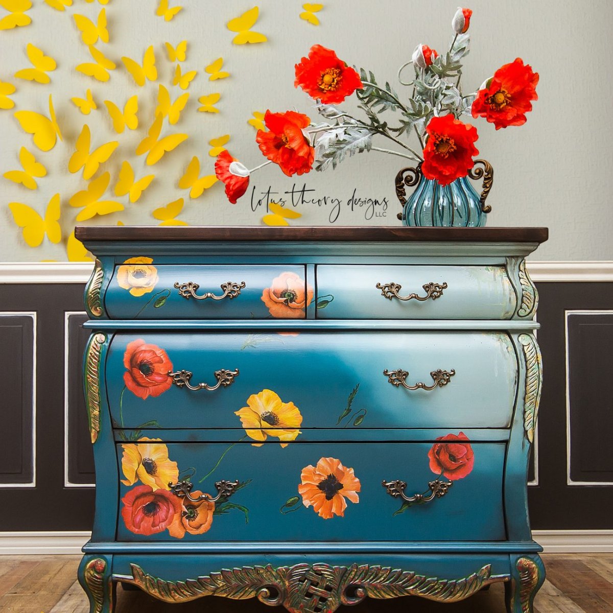 Художественная роспись мебели