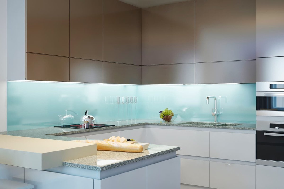 Кухня Алвик с интегрированными ручками